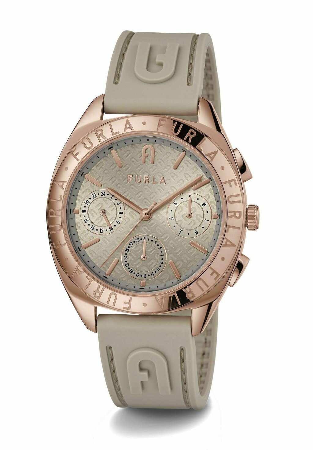 

Хронограф QUARTZ LOGOS Furla, золото