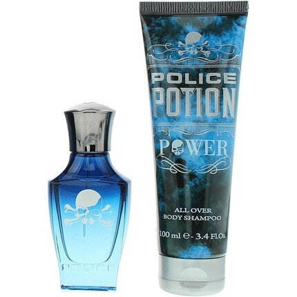 Подарочный набор из 2 предметов Police Potion Power Eau de Parfum 30 мл Гель для душа 100 мл — фото 3