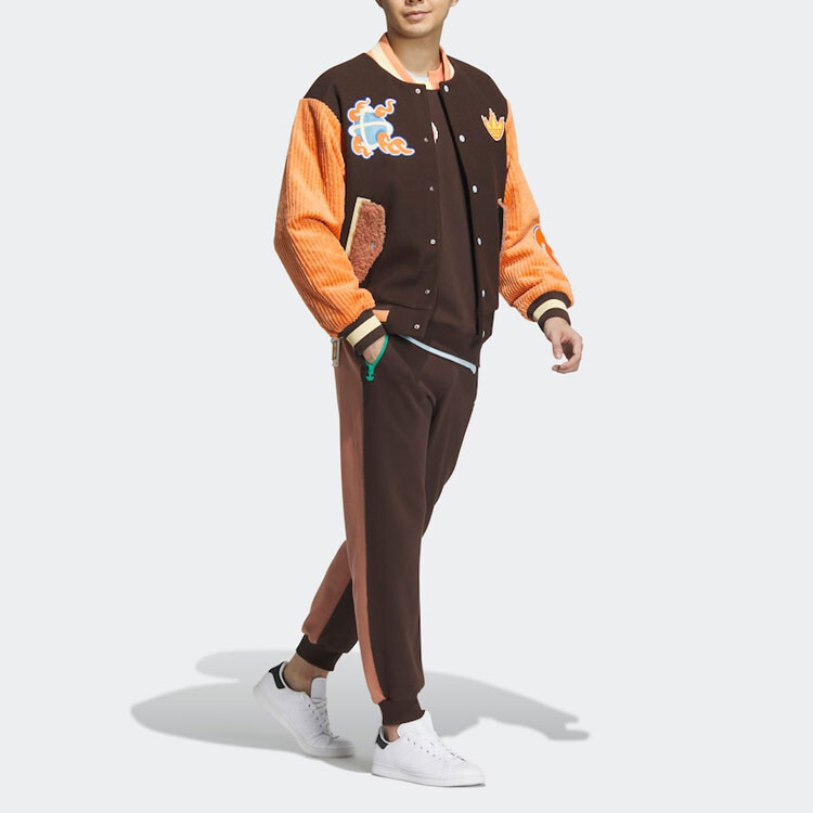 Бейсбольная майка унисекс Adidas Originals, цвет Dark Brown — фото 4