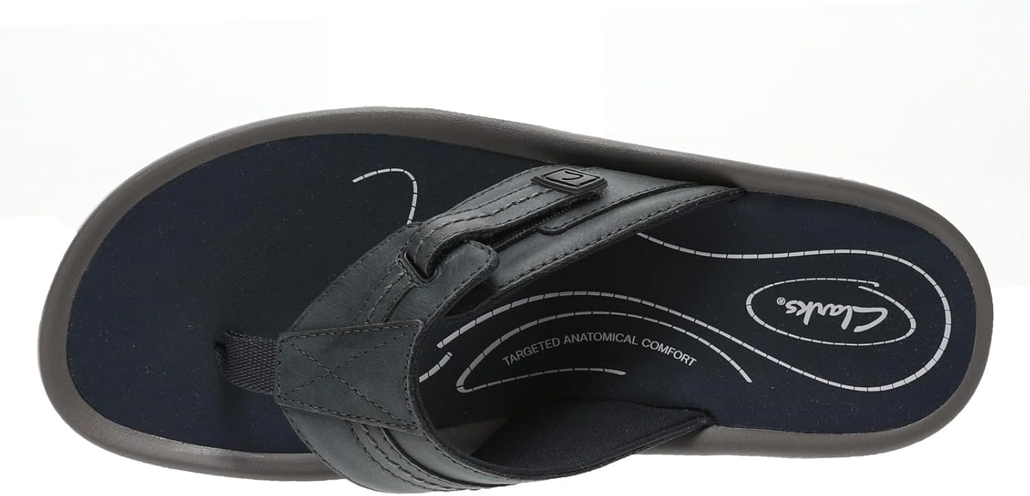 Мужские шлепанцы Clarks 261769877, темно-синий — фото 2