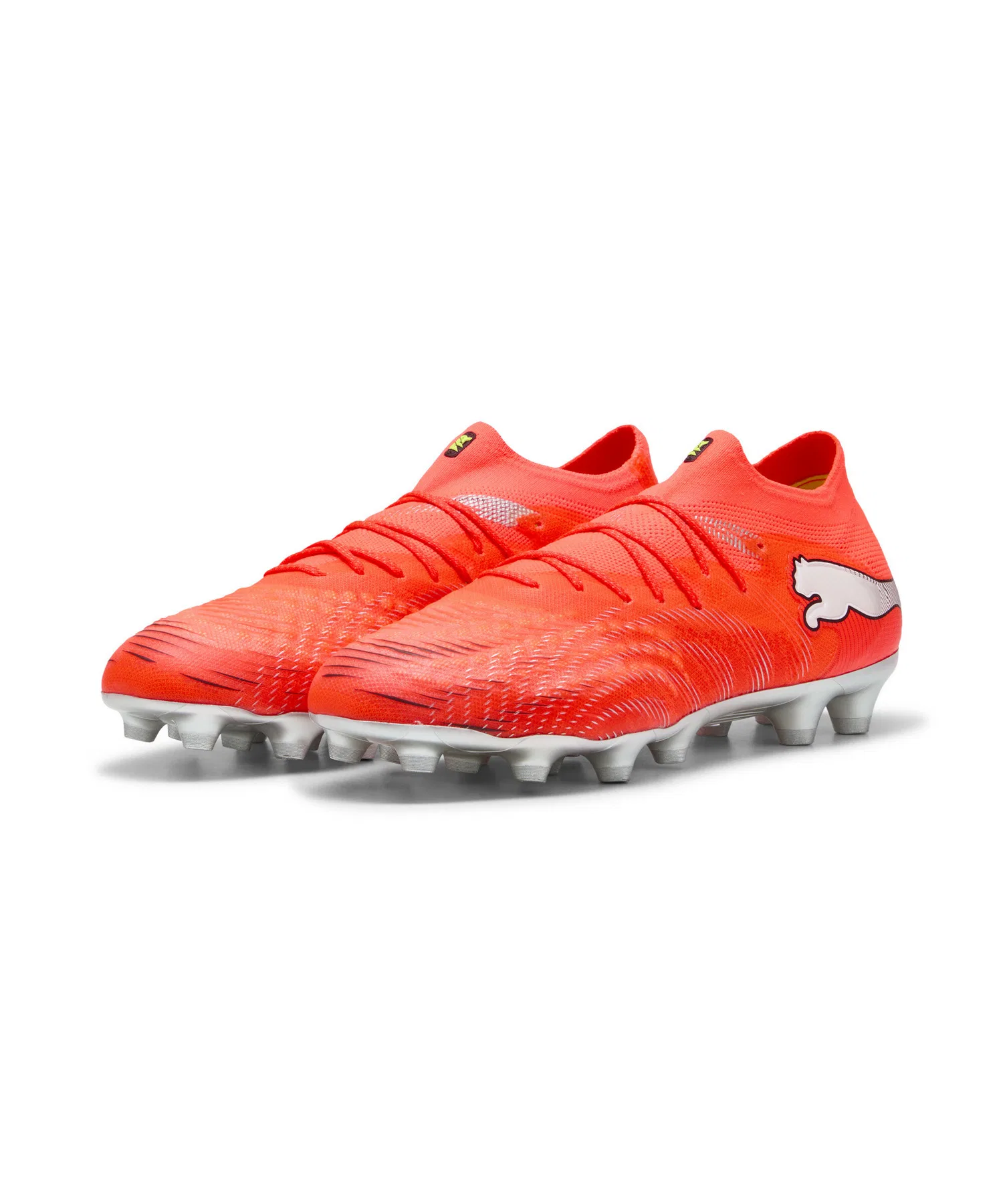 Мужские футбольные бутсы PUMA Future 9 Ultimate HG/AG для игры на искусственном газоне красные — фото 2