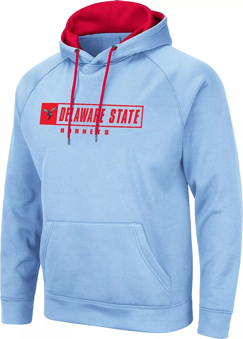 

Colosseum Мужская синяя толстовка Delaware State Hornets Columbia