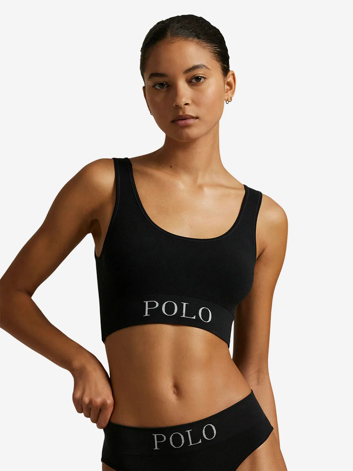 Трусы ' Ribbed Seamless ' Polo Ralph Lauren, Black — фото 2