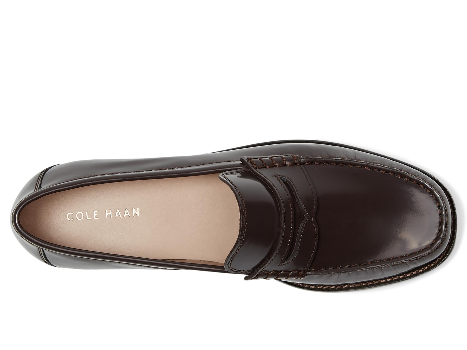 Лоферы Cole Haan Lana Lux Penny Loafers Remastered, цвет Dark Chocolate Box Leather — фото 2