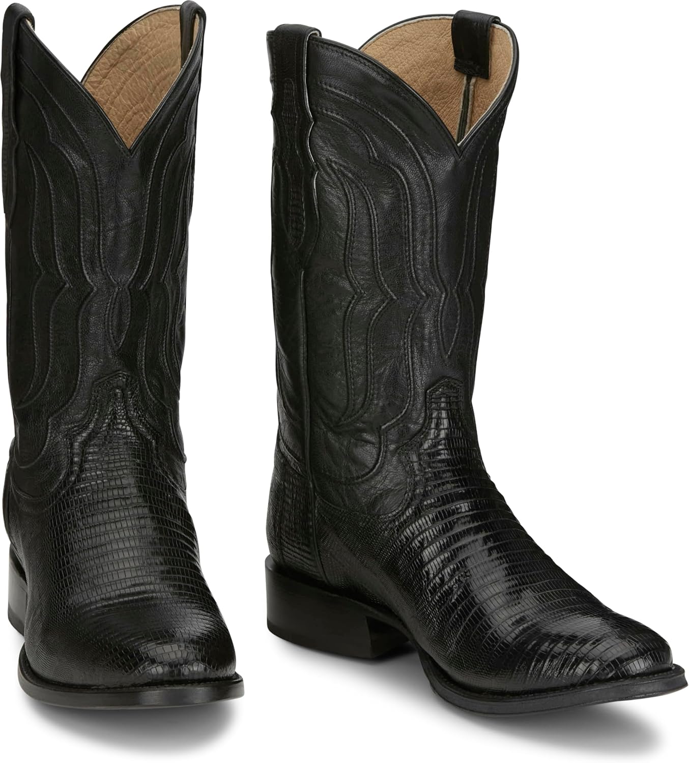 

Мужские сапоги Tony Lama Kirtland 12 с отделкой под ящерицу, из высококачественной экзотической кожи, классический западный стиль с прочным мастерством, черный