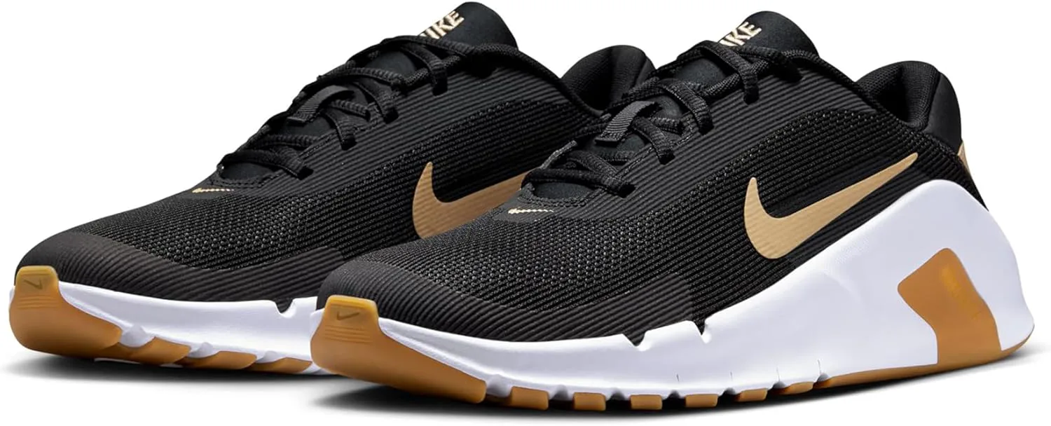 Мужские тренировочные кроссовки Nike Flex, черный/бежевый/белый — фото 4