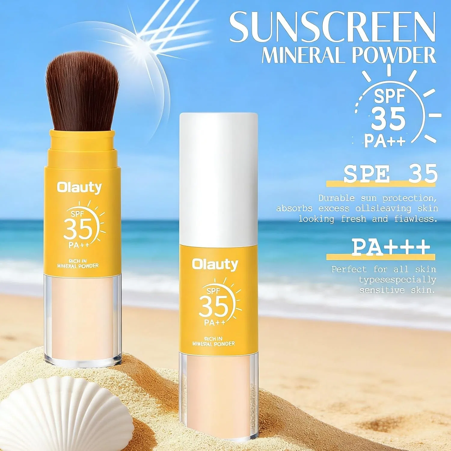 Минеральная пудра-солнцезащита SPF 35 Miniling Medium 4.3g — фото 2