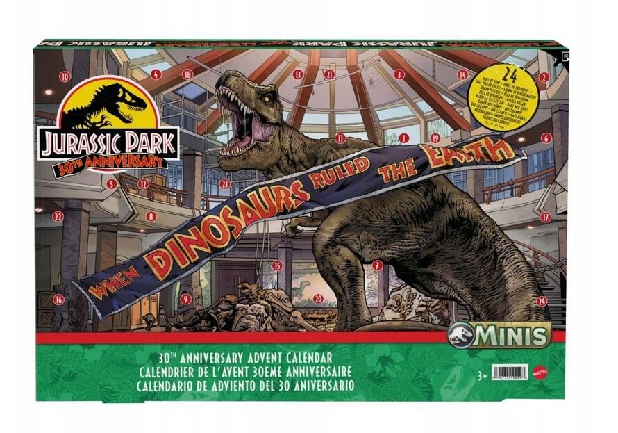 

Адвент-календарь Мира Юрского периода 2023 Htk45 Динозавры Дино Jurassic World