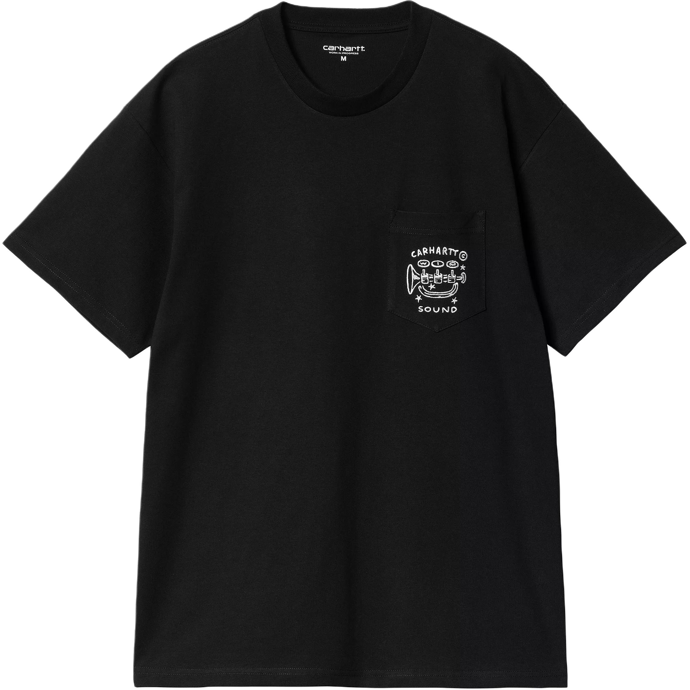

Футболка с карманом s/s fragments Carhartt WIP, черный