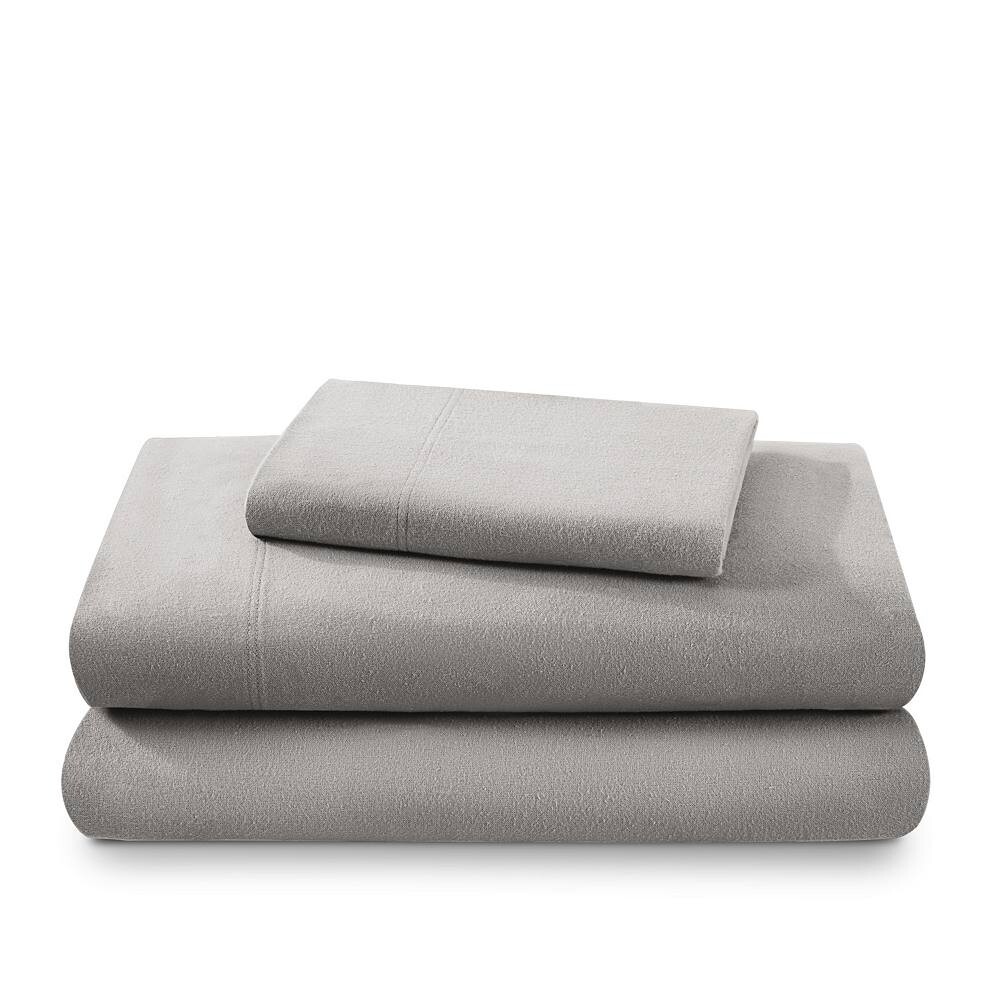 

Комплект простыней из хлопковой фланели Bare Home, цвет Light Grey