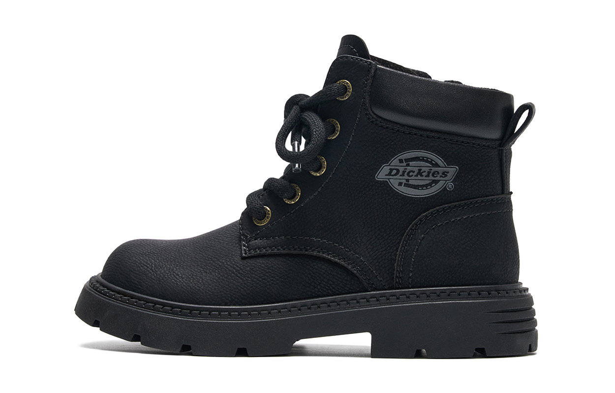 

Детские кожаные ботинки для детей Dickies, черный