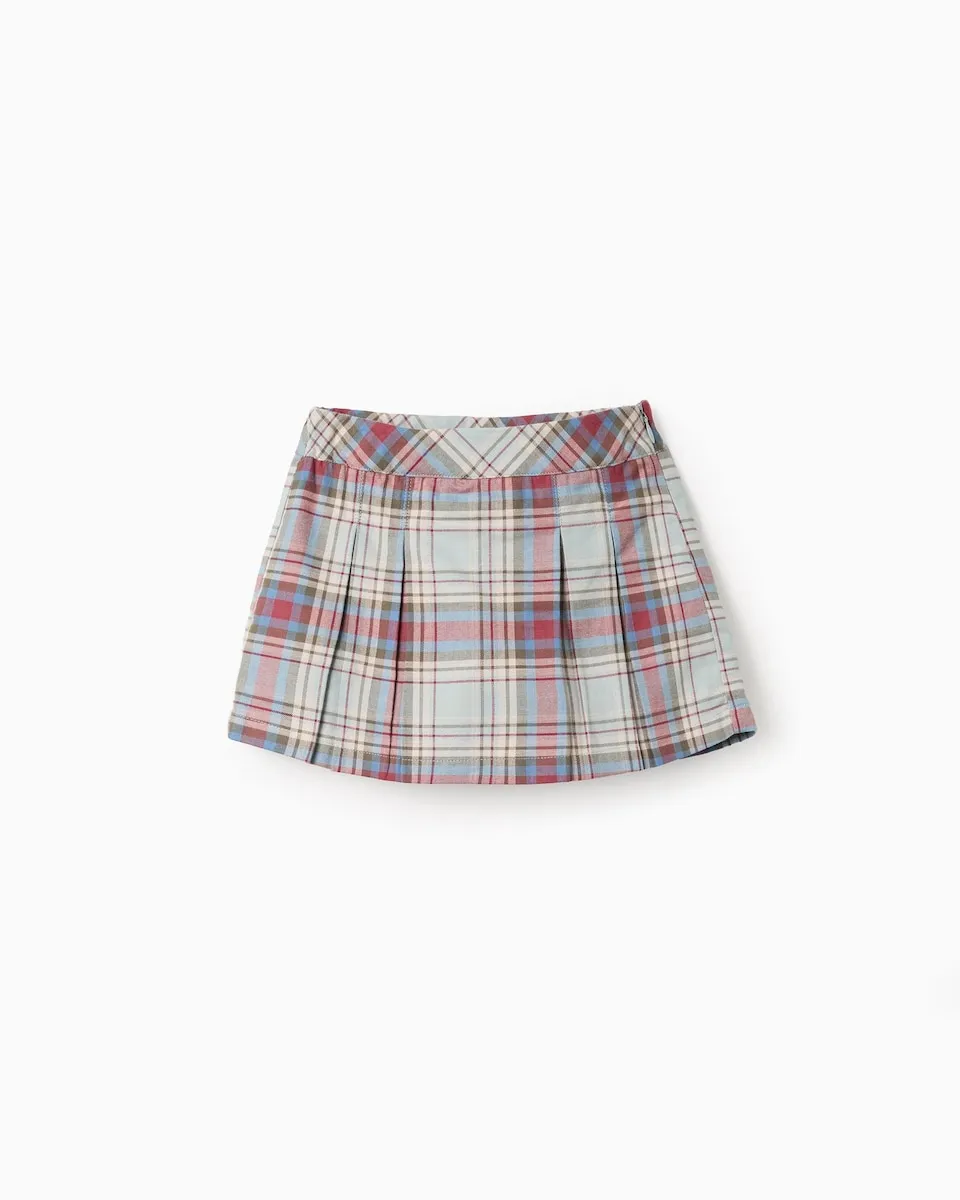 

Детские шорты из 100% хлопка в клетку Zippy, светло-зеленый