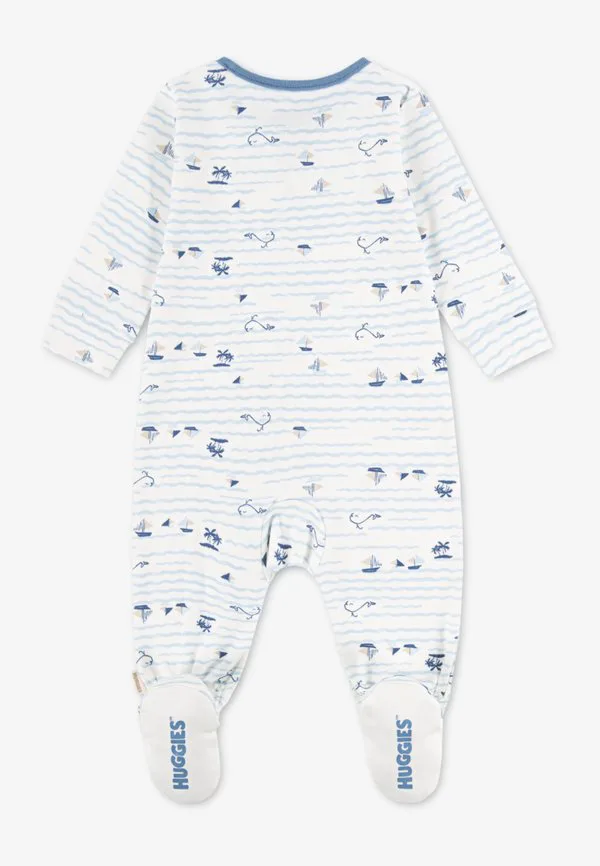 Комбинезон унисекс с широкими штанинами Huggies, Blue — фото 2