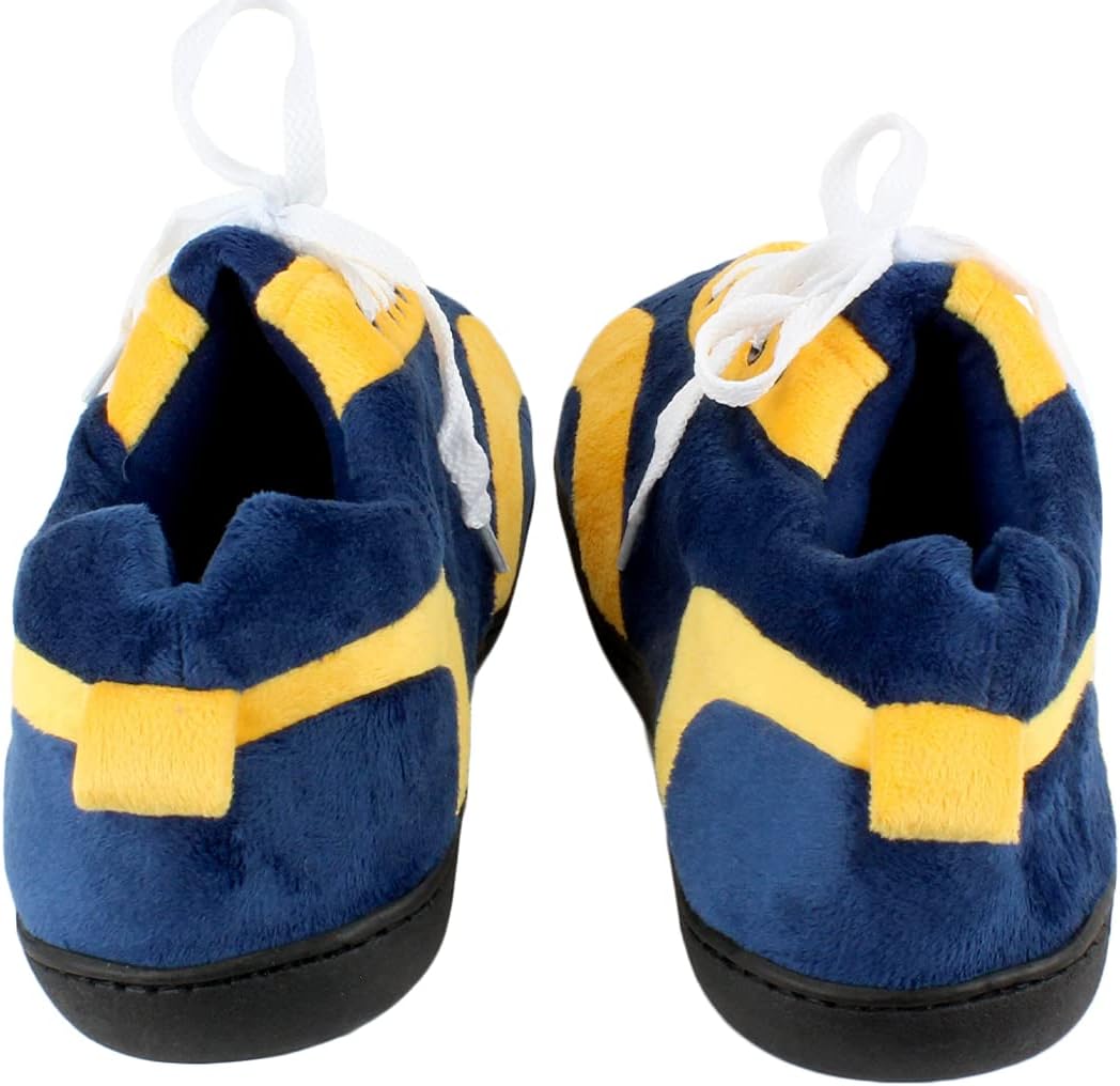 Тапочки Comfy Feet NCAA для использования дома и на улице, Michigan Wolverines — фото 3