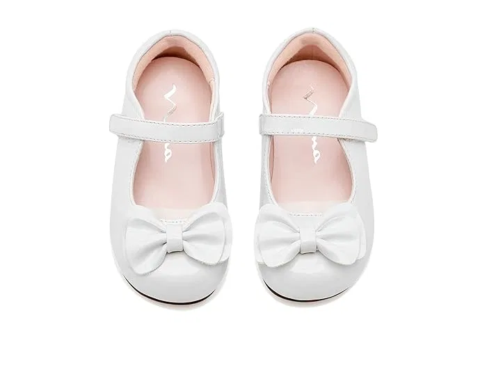Туфли с бантом Posey Nina Kids, White — фото 3