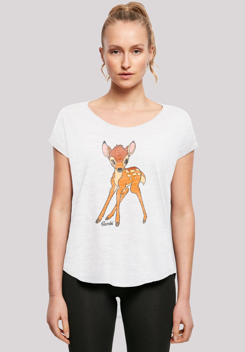

Футболка с принтом DISNEY BAMBI CLASSIC F4NT4STIC, белый