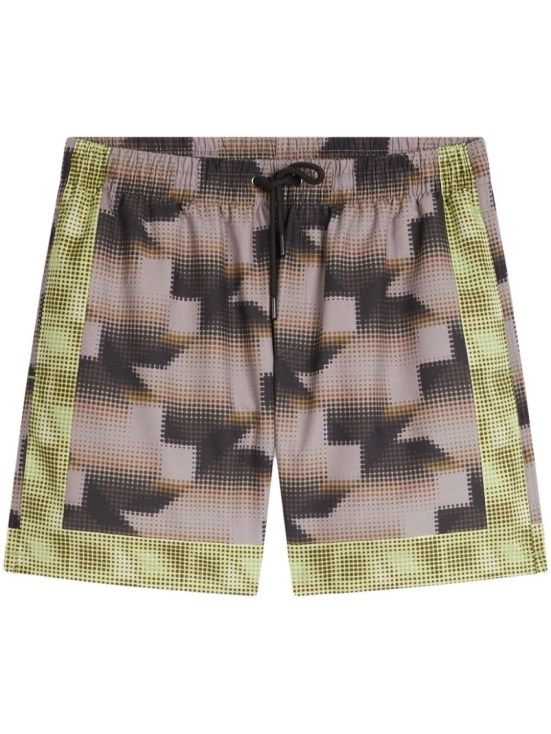 

DRIES VAN NOTEN плавки-шорты с графичным принтом, нейтральный цвет