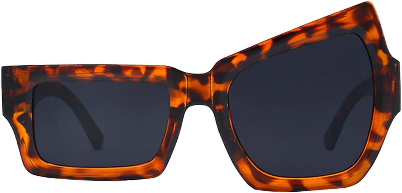 

Мужские солнцезащитные очки, стильные очки неправильной формы | Модные солнцезащитные очки с защитой от УФ-излучения для женщин, для принятия солнечных ванн, походов и путешествий Generic, Leopard Print Frame Gray Piece