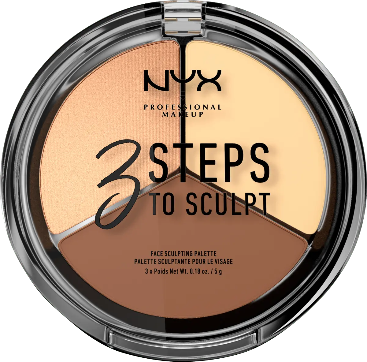 

Контурный пудер 3 шага к скульптурированию света 02 15g NYX PROFESSIONAL MAKEUP