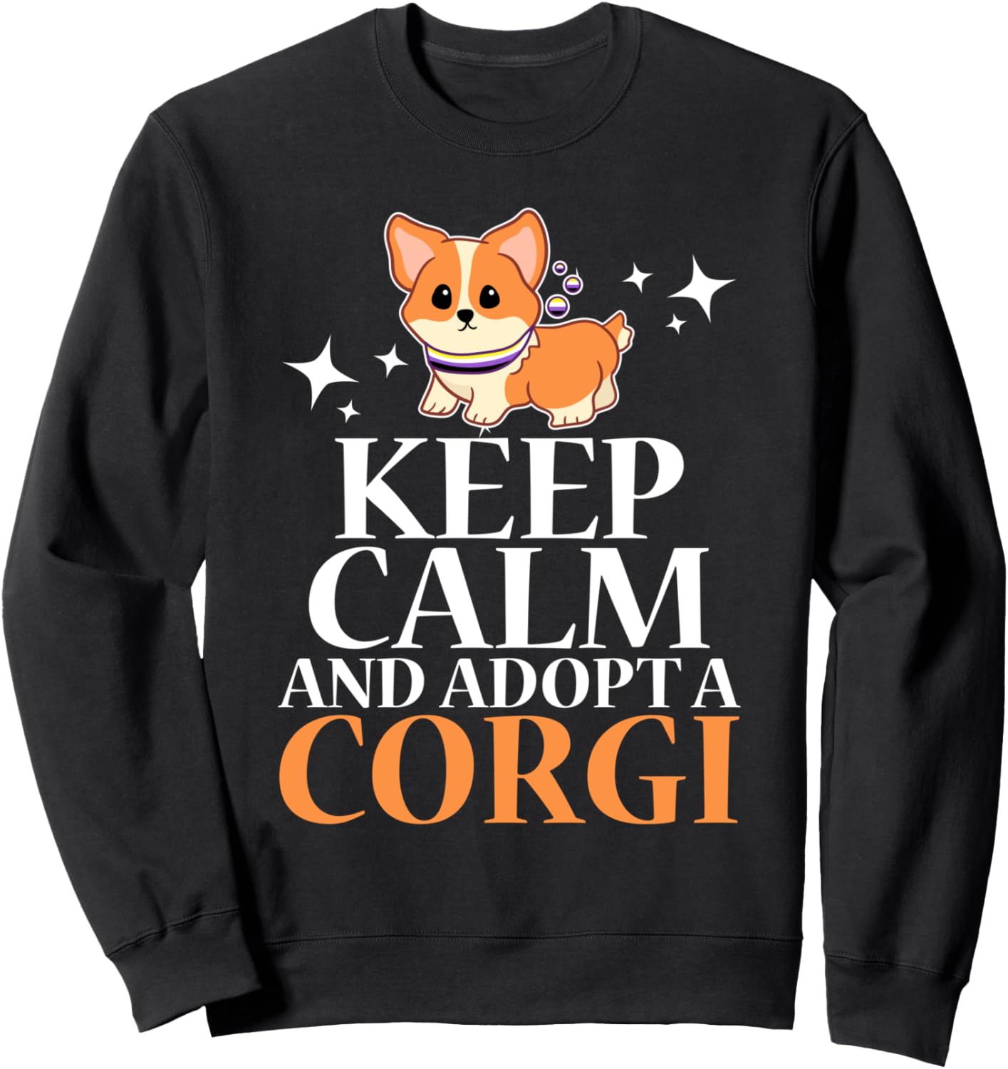 

Толстовка с дизайном, разработанным специально для владельцев корги Corgi Dog Designs For Small Dog People, черный