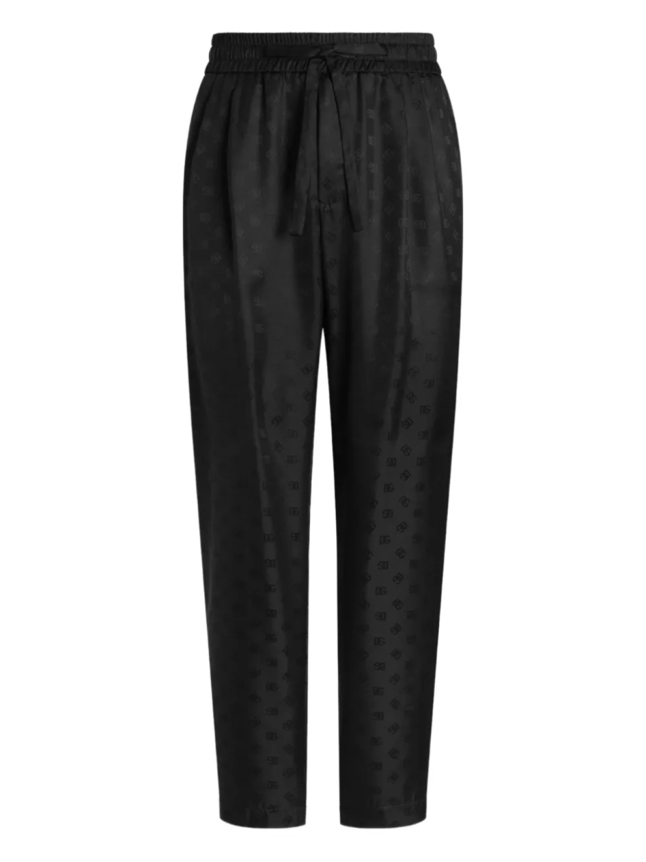 

Dolce & Gabbana жаккардовые брюки с узором, черный