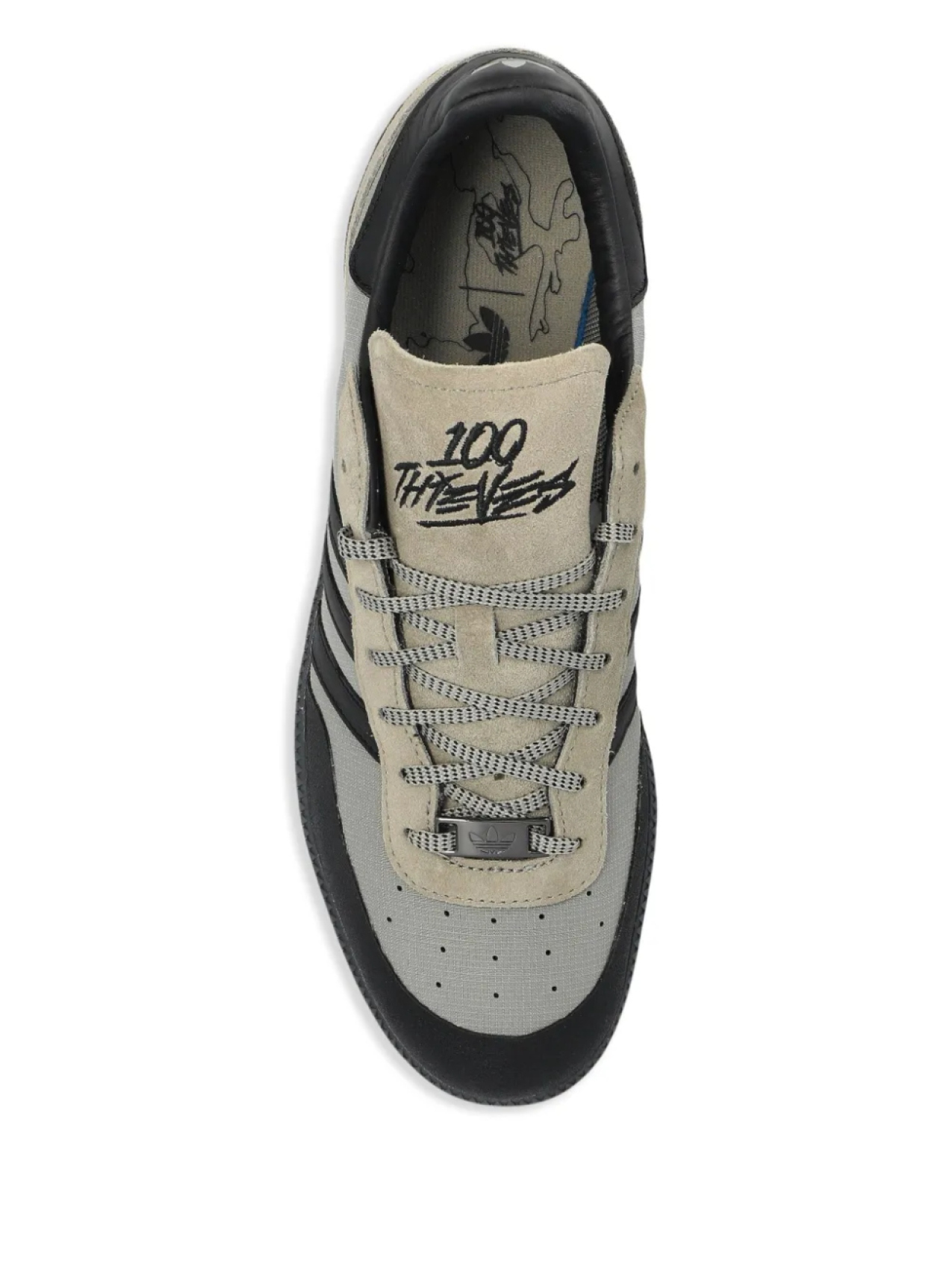 Кроссовки Adidas x 100 Thieves PALOS HILLS, серый — фото 4