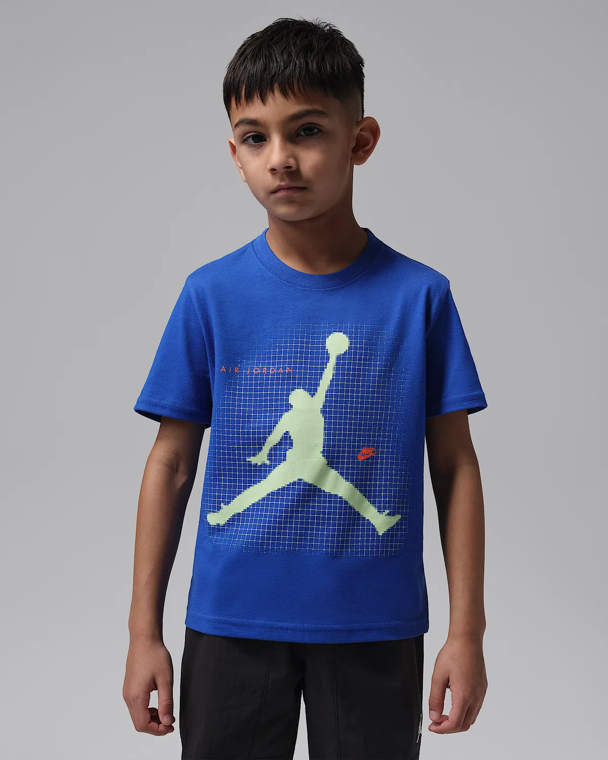 Детская футболка Jumpman Grid Blur Jordan, Game Royal