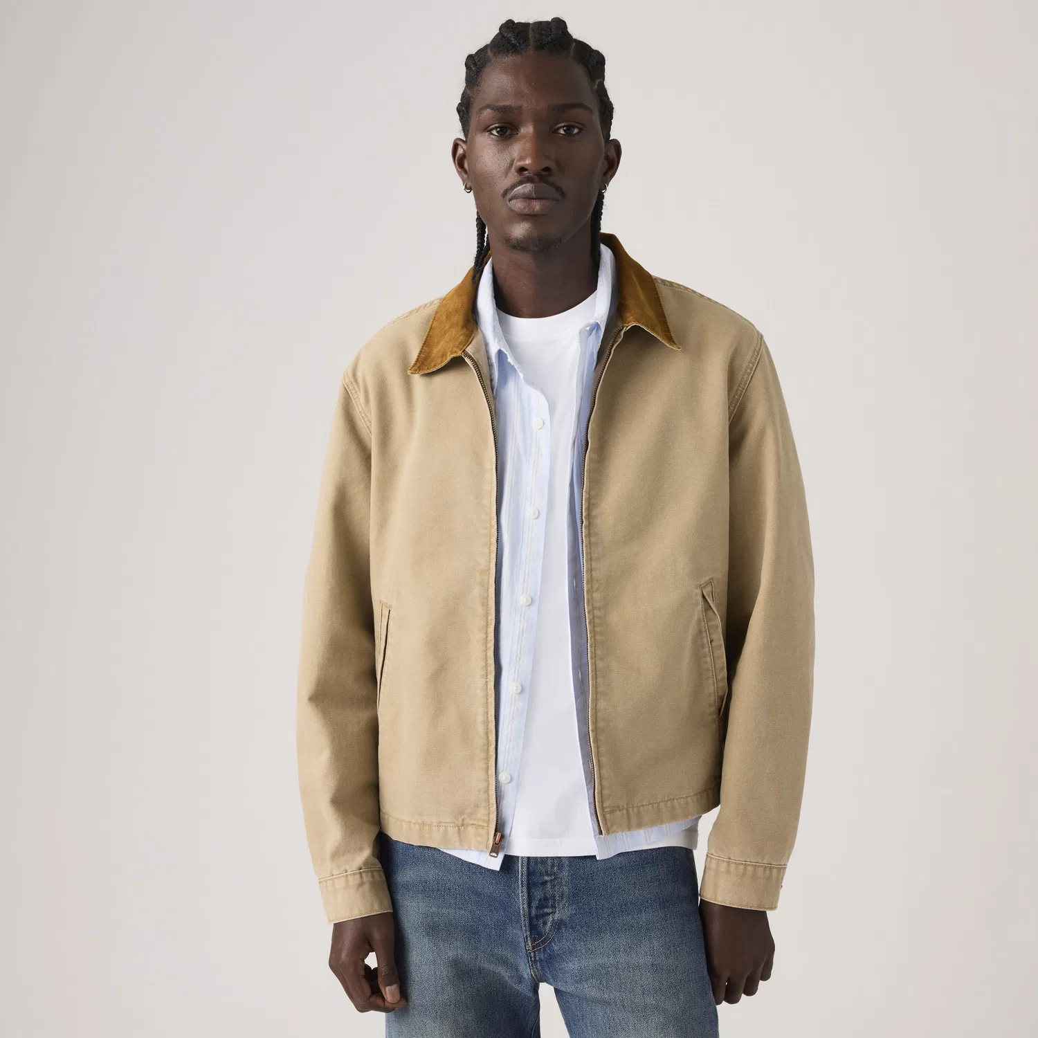 Легкая брезентовая куртка Castro Mechanics на молнии Levi's