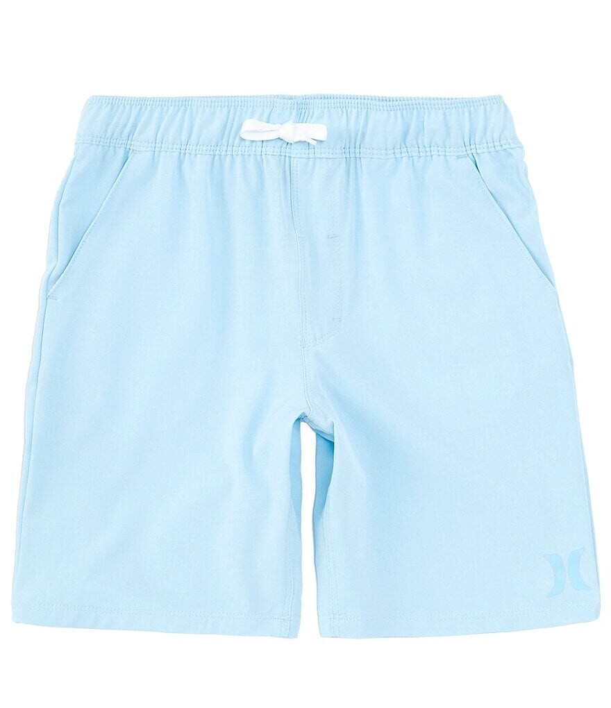 

Hurley Big Boys 8-20 Гибридные шорты без застежки из эластичного твила, синий