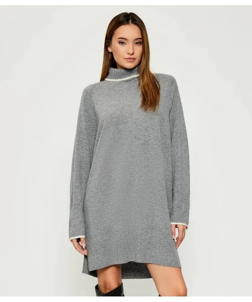 

Шерстяное платье Pinko, серый