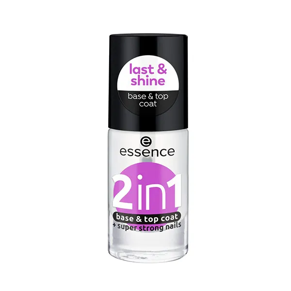 

Лак для ногтей 2 In 1 Base & Top Coat Essence, 1 UD