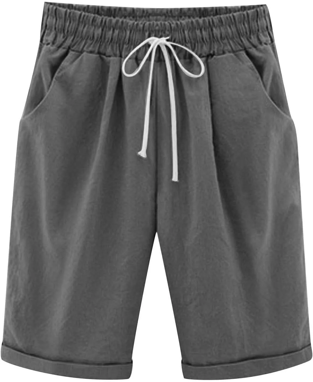 

Женские шорты Bermuda 2026 с кулиской и карманами