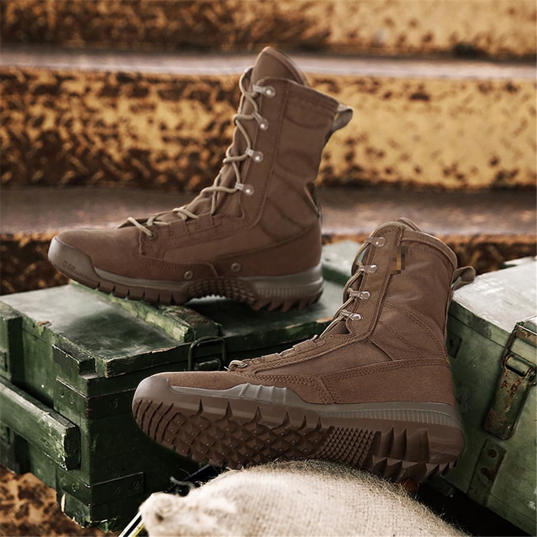 High Tops Hiking Shoes, зимние противоскользящие теплые снегоступы, Outdoor Climb Trekking Shoes, тактические ботинки Generic, черный — фото 2