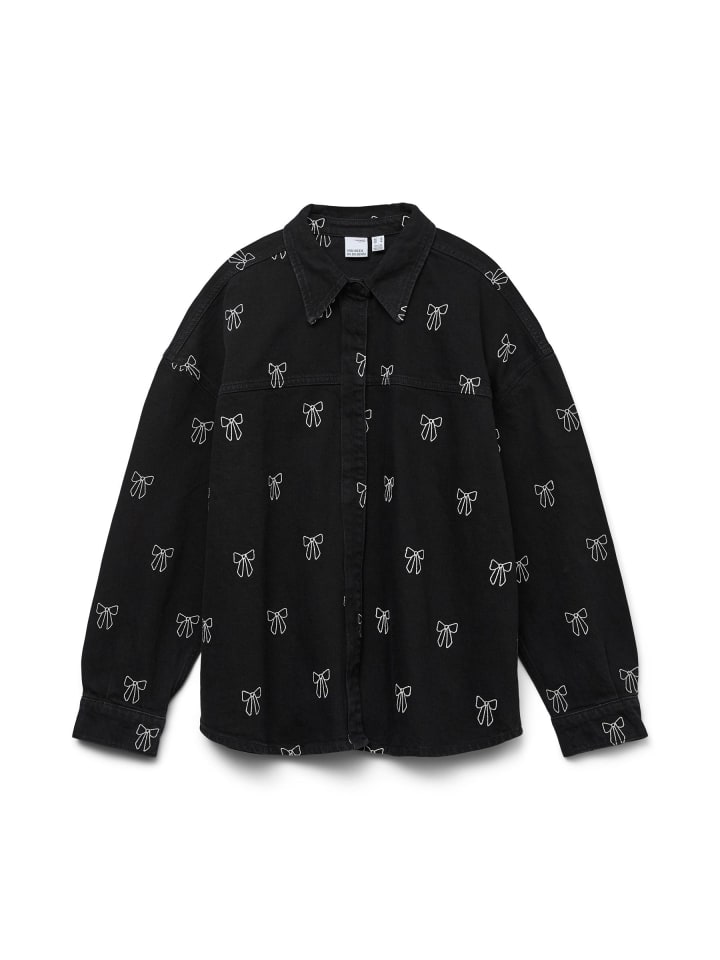 

Рубашка Vero Moda, черный деним