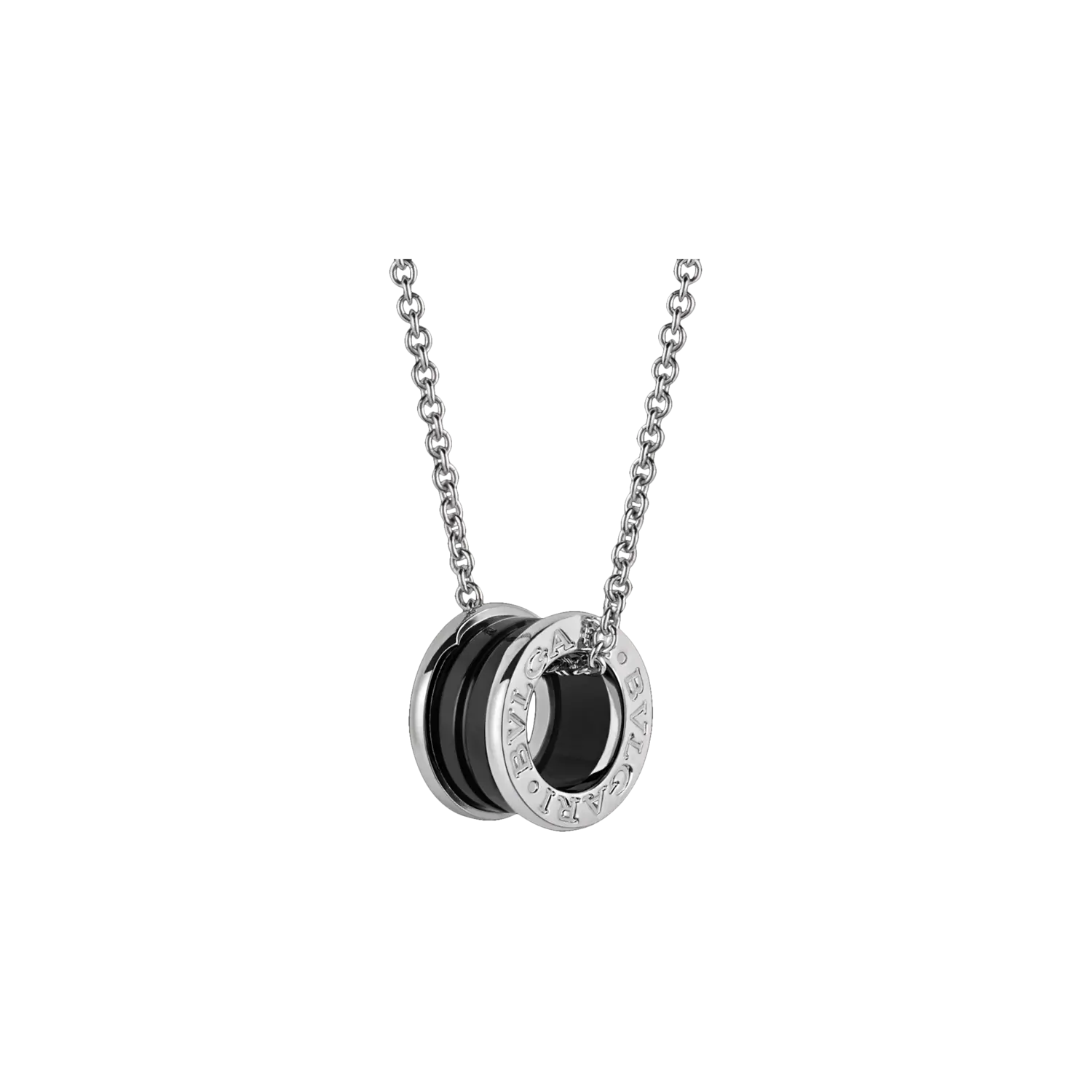 

Подвеска Bulgari Save the children из черной керамики и серебра