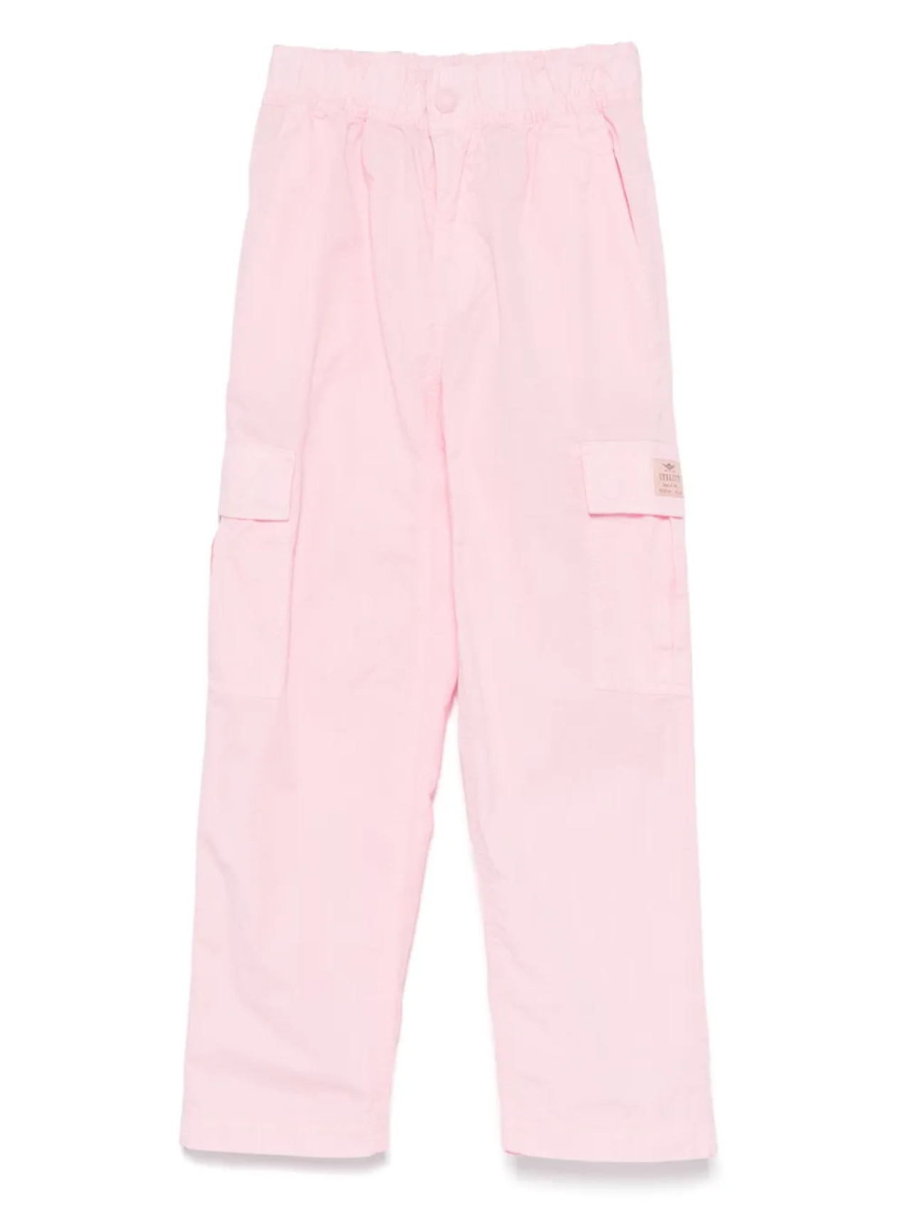 

Брюки-карго с нашивкой-логотипом POLO RALPH LAUREN KIDS, розовый