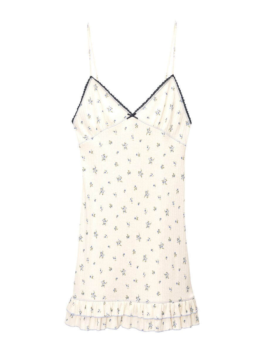 

Летнее платье Pull&Bear, экрю