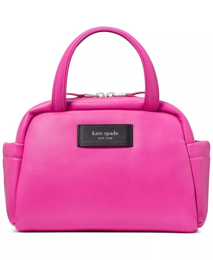 

Маленькая сумка-портфель из мягкой гладкой кожи Kate Spade New York, черный