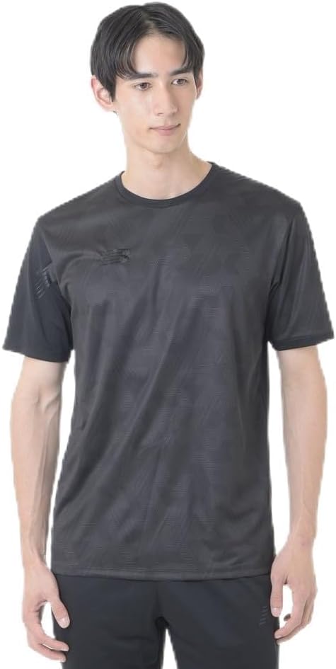 

Футболка New Balance AMT45217 из коллекции Black Out, тренировочная, с коротким рукавом, быстросохнущая, дышащая, мужская, черный