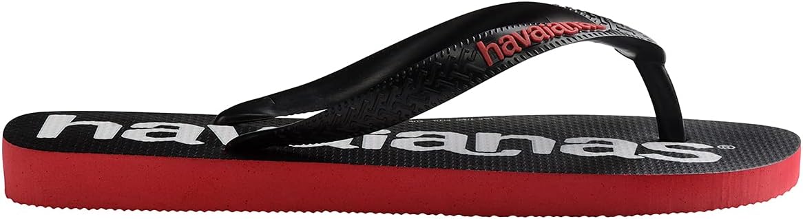Сланцы Havaianas Unisex Top Logomania 2, черный — фото 3