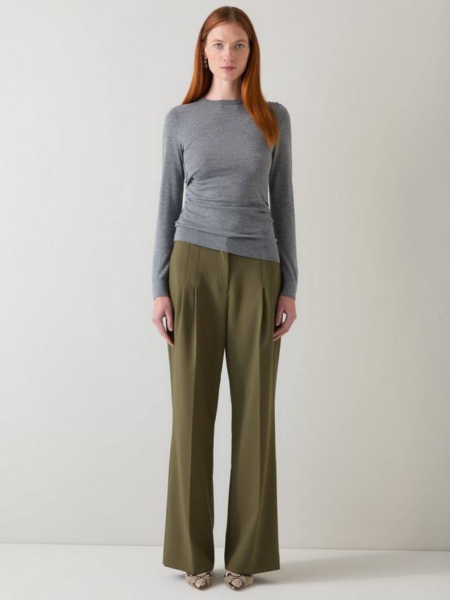 

Топ Dora из мериносовой шерсти L.K.Bennett, Grey