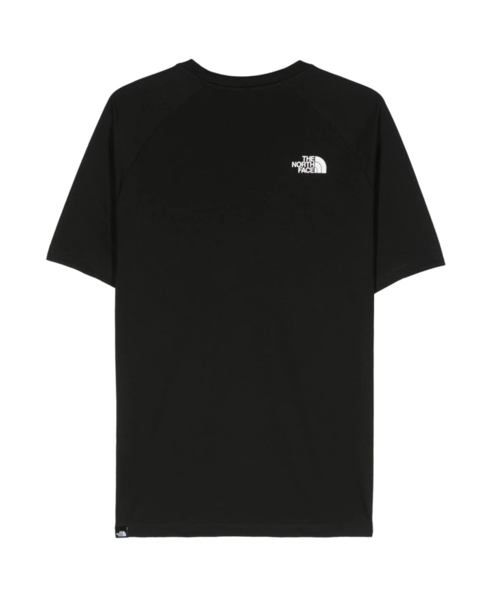 

Футболка из смесового хлопка с логотипом The North Face, черный