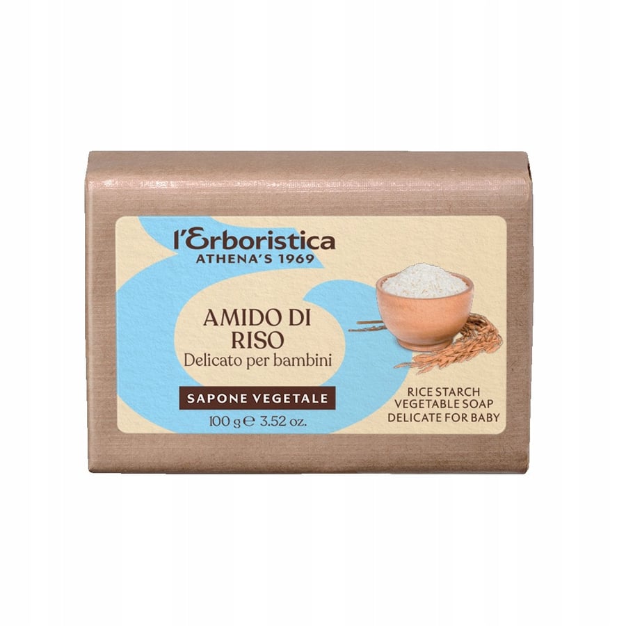 

Растительное мыло L'Erboristica di Athena с рисовым крахмалом 100 г