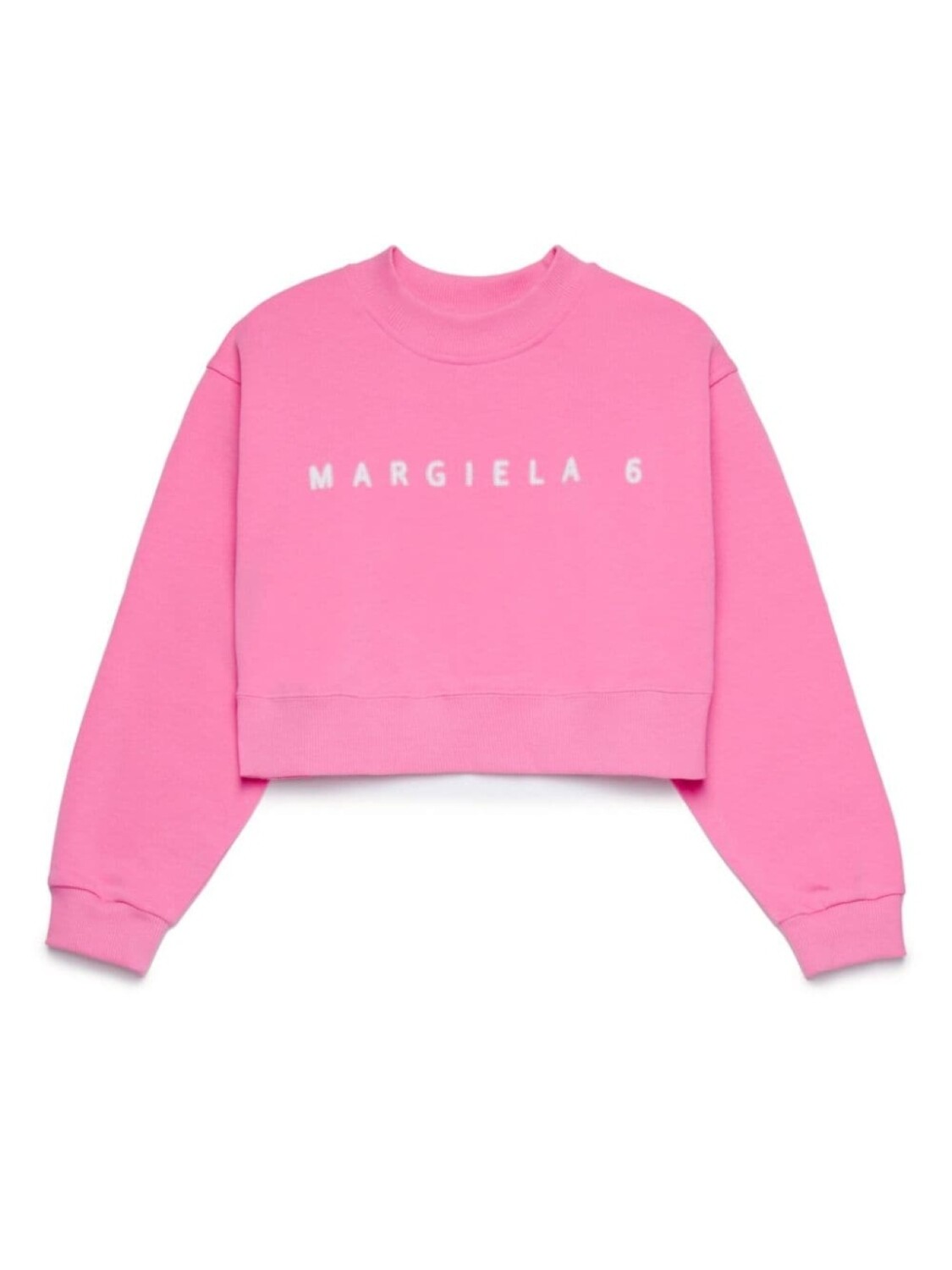 

MM6 Maison Margiela Kids толстовка с логотипом, розовый