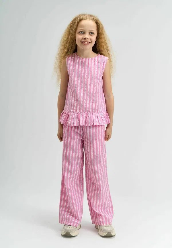 Ширли широкие брюки The New, Carmine Rose Striped