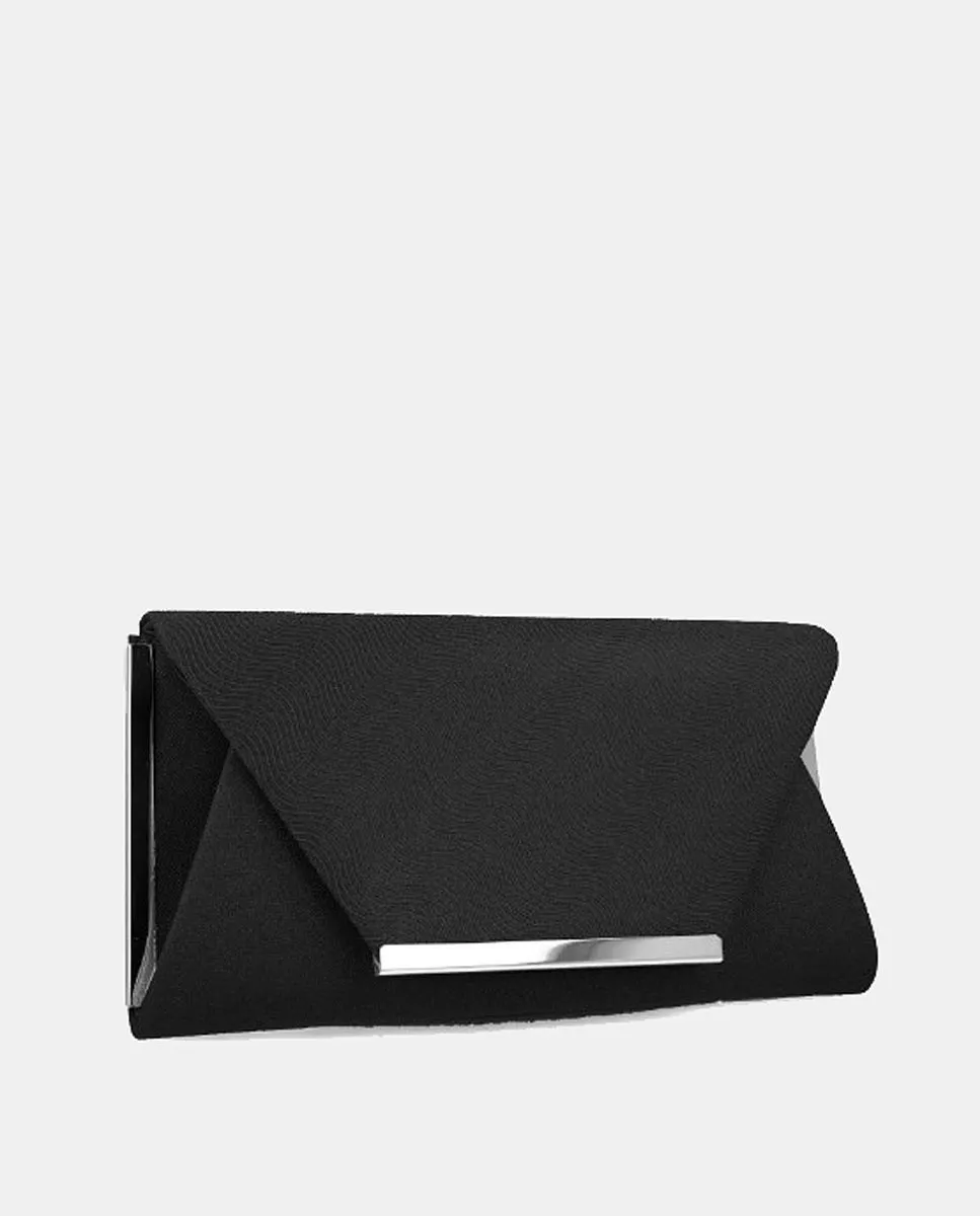 

Праздничный клатчт с золотым глиттером Menbur, черный