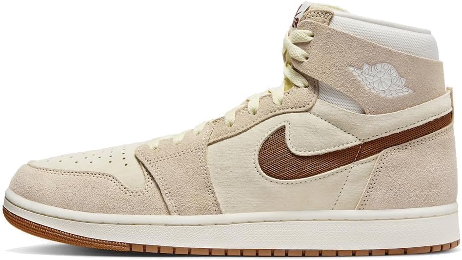 

Кроссовки Nike Air Jordan 1 Zoom CMFT 2 для мужчин, Sail Legend Medium Brown