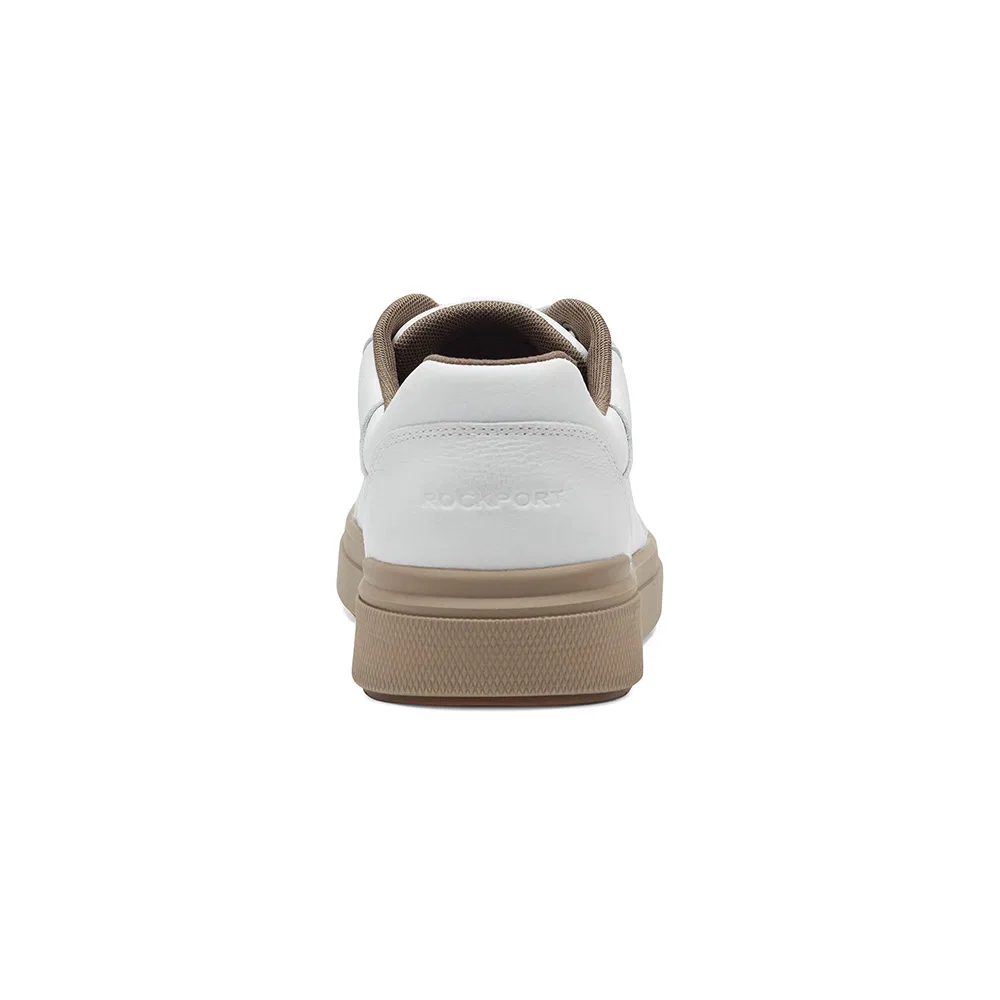 Мужские низкие кроссовки Total Motion Tarrent Lace-to-Toe белые от Rockport — фото 3