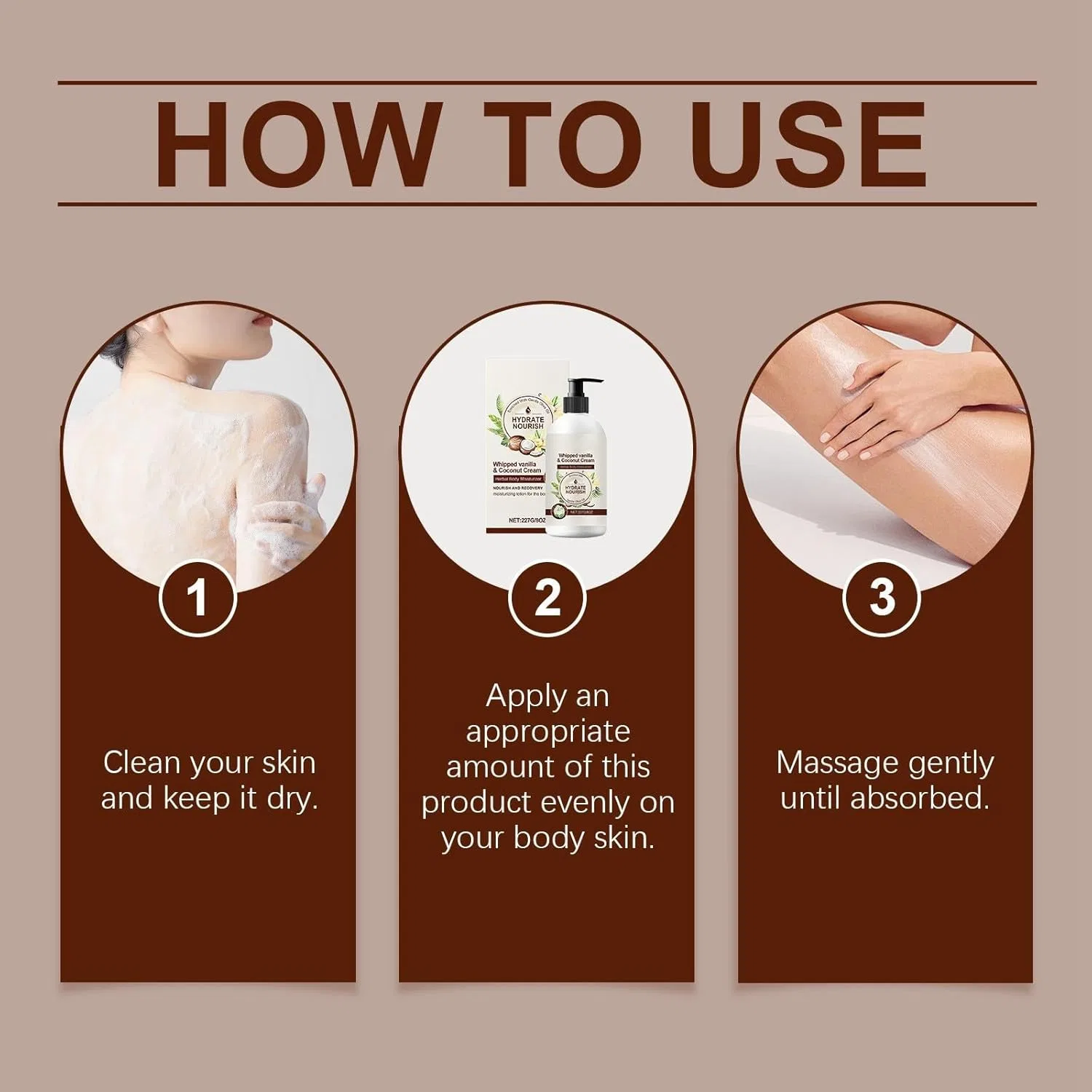 Лосьон для тела Coconut от Generic, 300 г — фото 4