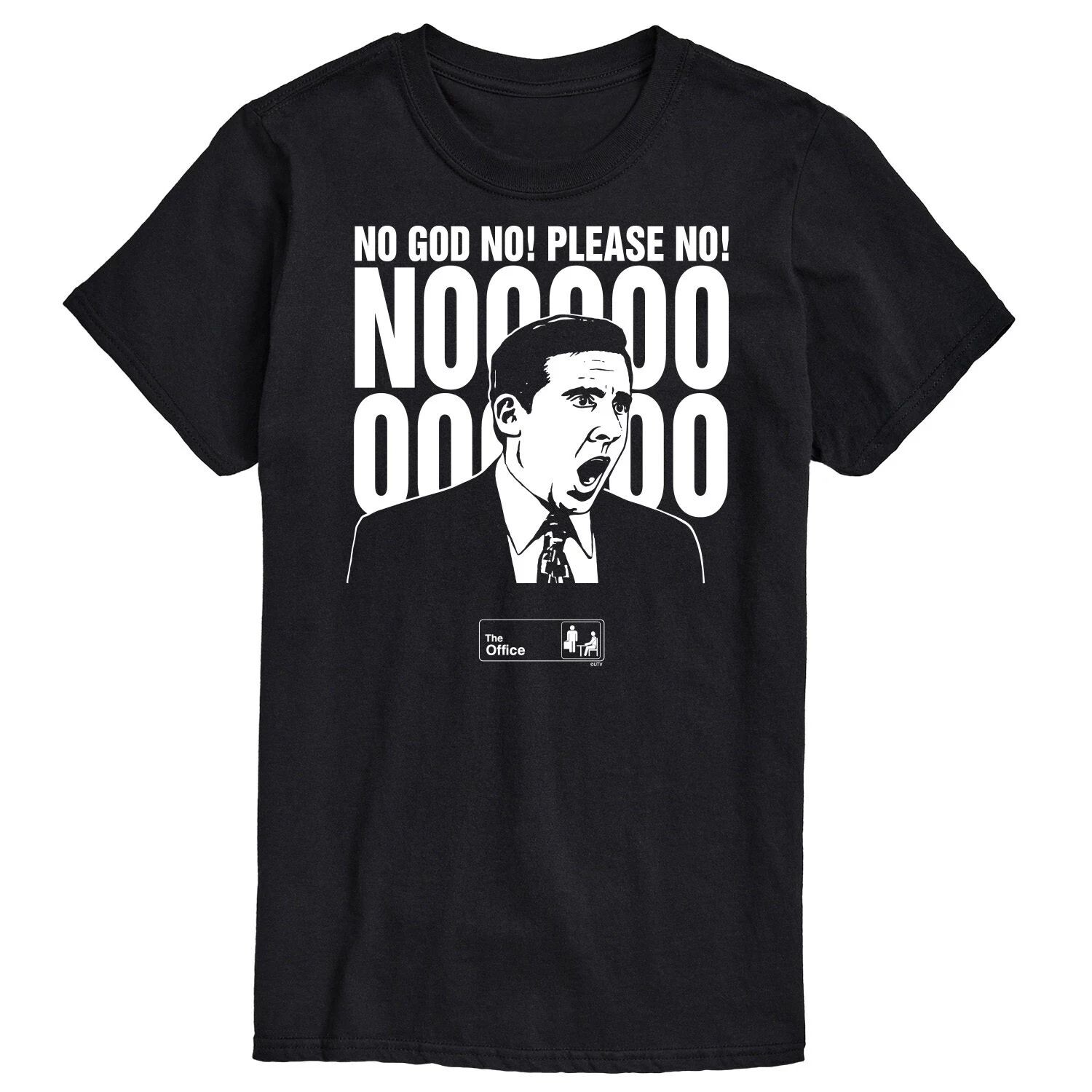 

Мужская футболка The Office No God Please No Tee Licensed Character